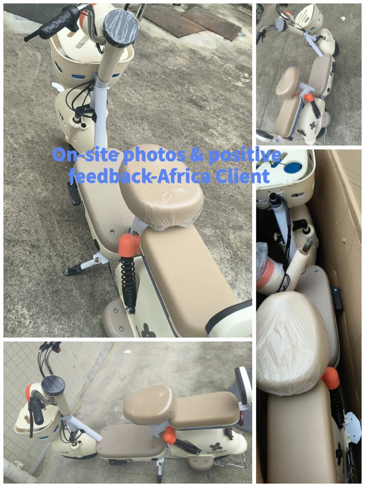 African Customer Gives High Praise After Receiving Jesenki Electric Scooters African Customer Gives High Praise After Receiving Jesenki Electric Scooters
